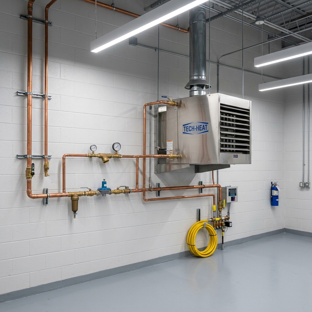 Manutenção e instalação de aquecedor a gás em residências de luxo